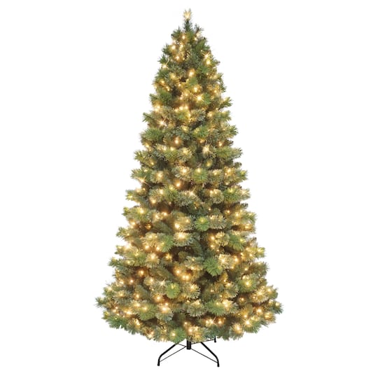 6.5ft. Pre-Lit LED Oklahoma Pine Artificial Christmas Tree